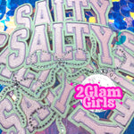 Salty Sequin bow patch