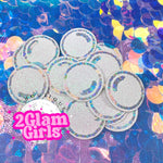 White Bubbles on Sequins