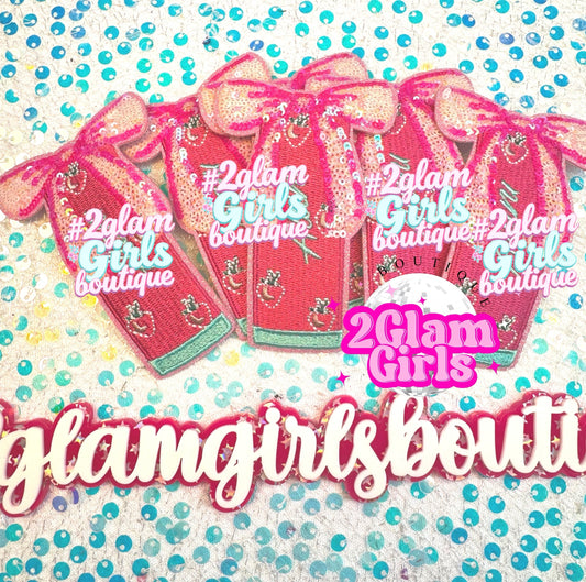 Strawberry Bow Drink Patch