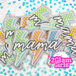 Mama Lightening bolt patches