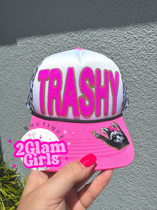 Trashy with Pink  Sequins