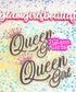 Queen girl Bling patch