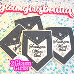 Southern wives club denim pocket patch