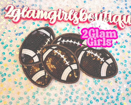 Football Sequin Patch