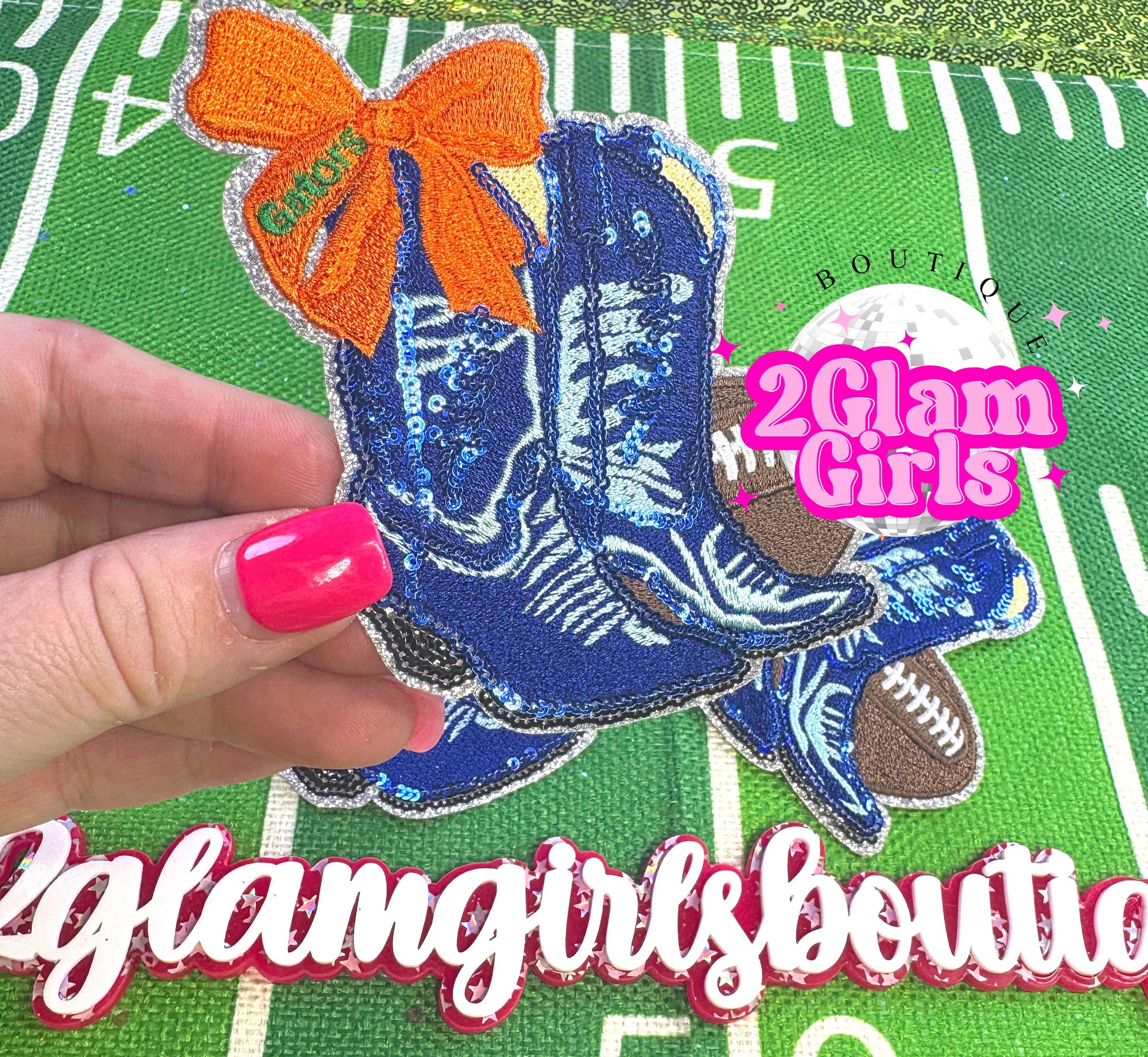 Gator Boots with Bow