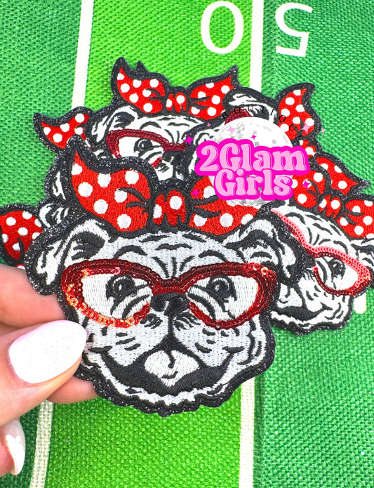 Dawg with Sequin Glasses