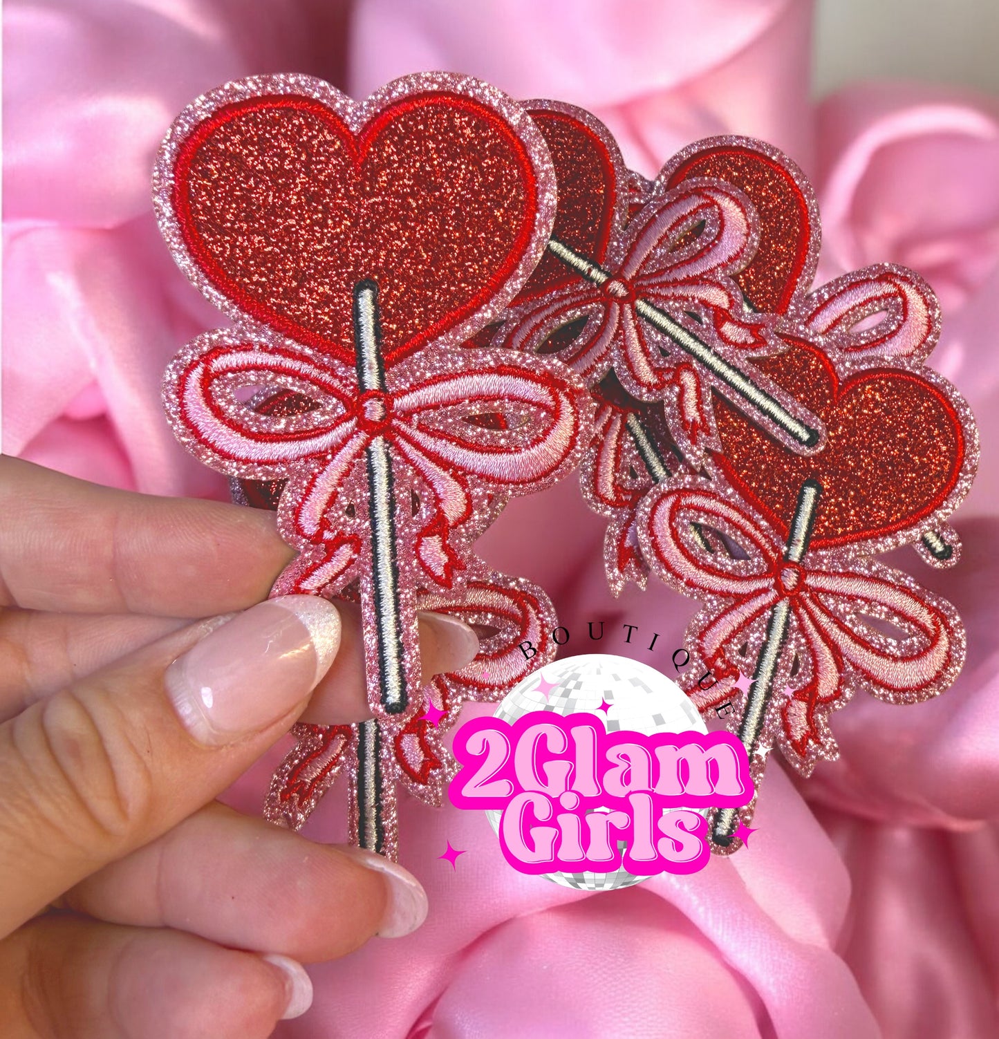 Heart Bow Lollipop