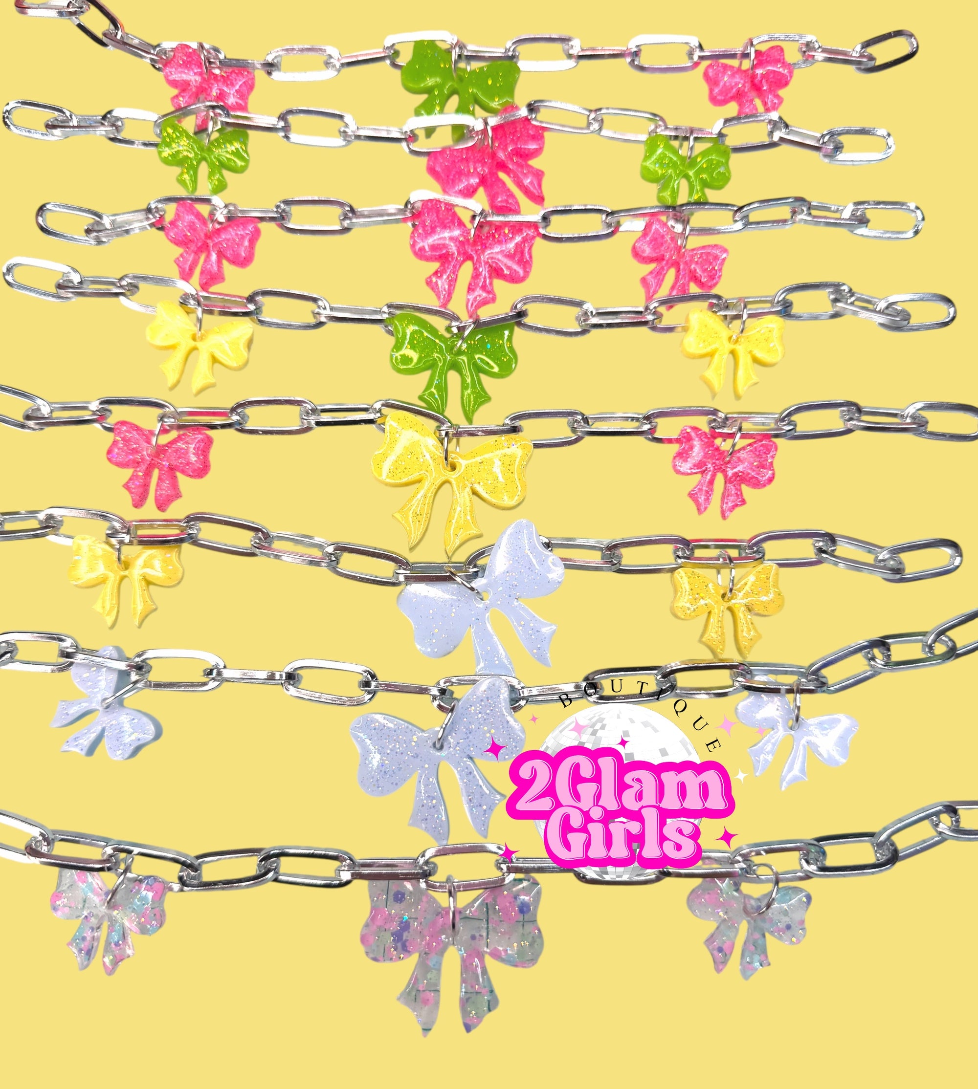 3 Bow Hat Chains