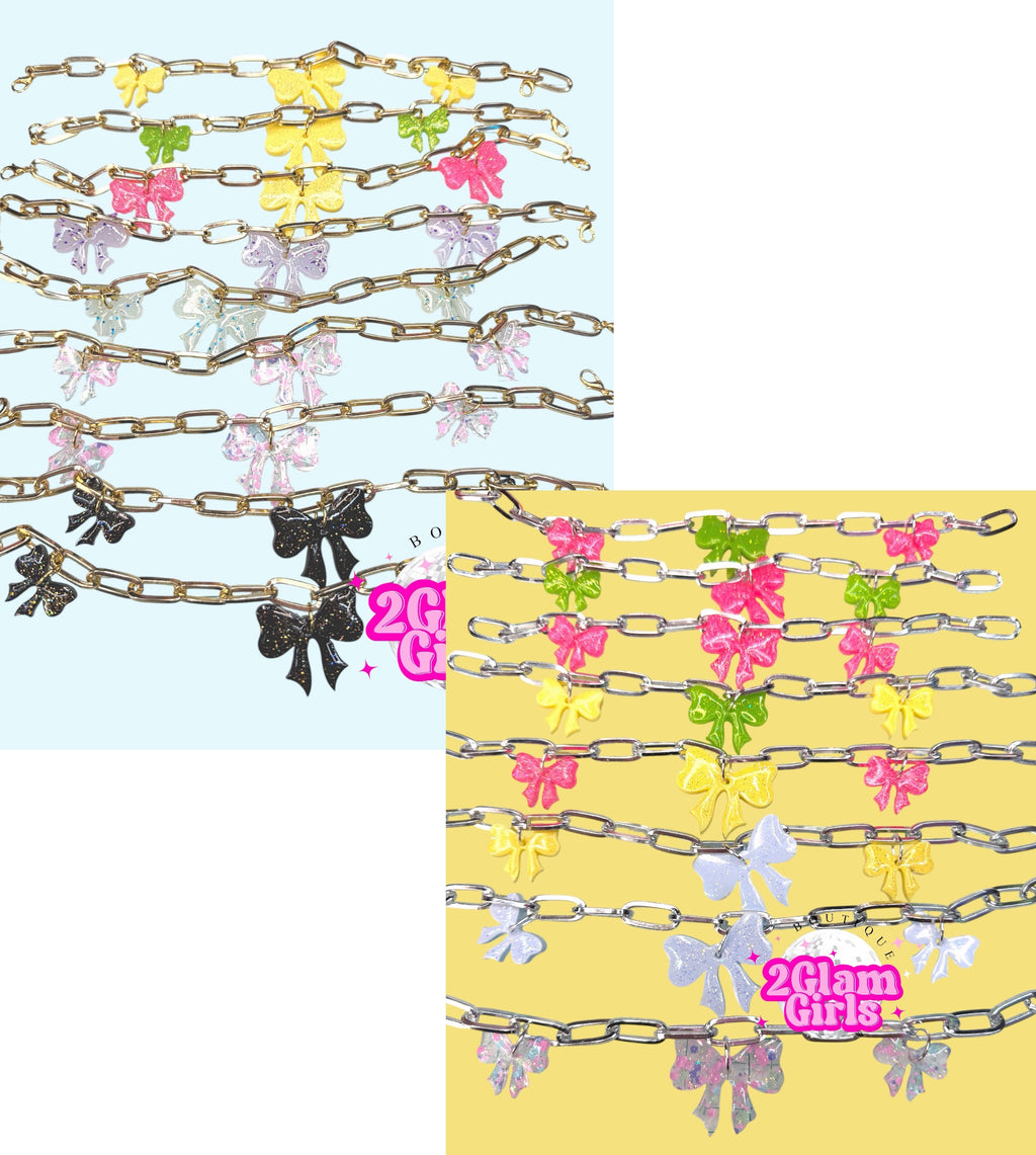 3 Bow Hat Chains