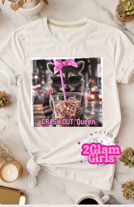 Crash out Queen Bougie Screenprint with Spangles