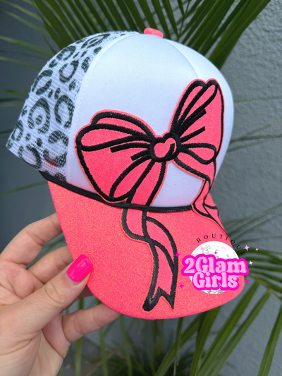 🎀 Hot Pink Leopard 🐆 Hat 🎀