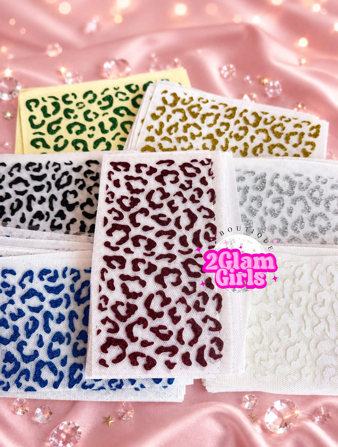 Htv Glitter Leopard Transfers