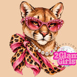 Miss Cougar DTF print 🎀