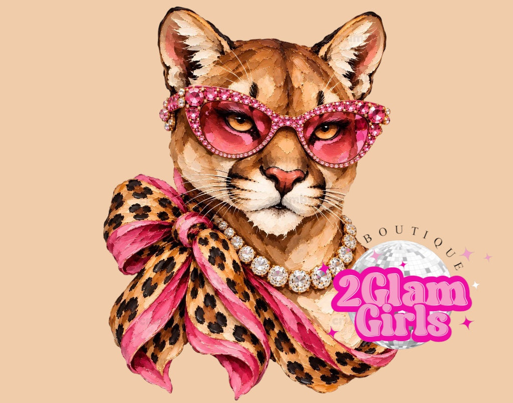 Miss Cougar DTF print 🎀