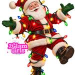Santa in lights (Oversized)