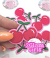 Ashlee Collection ~iron on Patches , htv transfers ~ glitter ~ cherries ~ fabulous, sweet