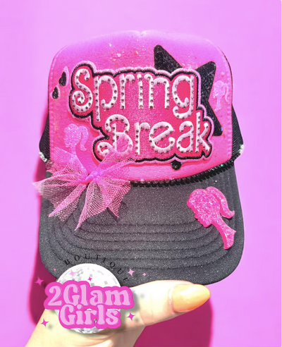 Trucker Hat Patch ~ Spring Break