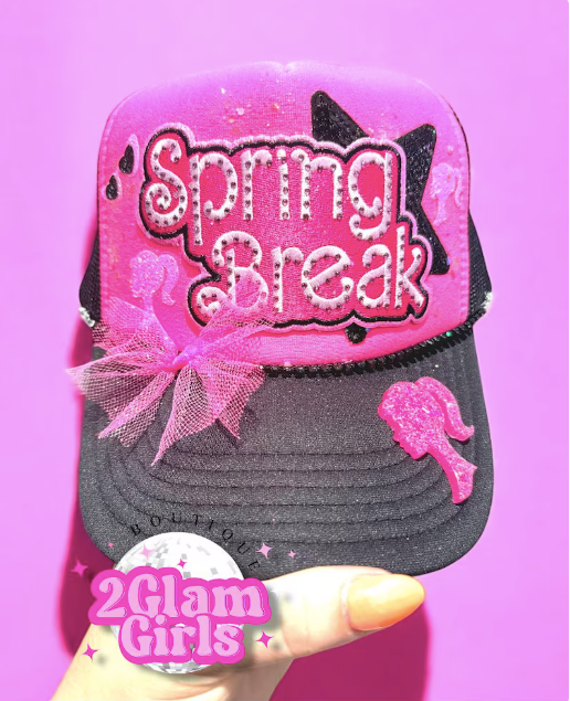 Trucker Hat Patch ~ Spring Break