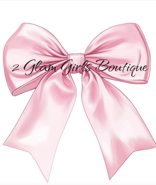 PNG Pink Bow ~ Side Bow ~ Shirt Bow ~ Pocket Bow ~ Digital File