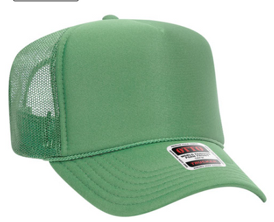 cactus green trucker hat