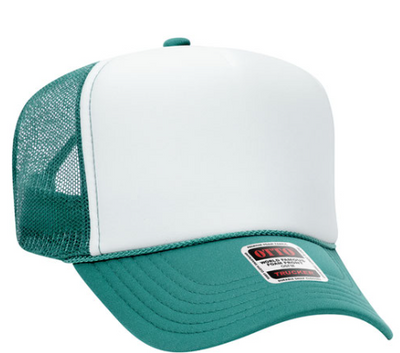Jade white jade trucker hat