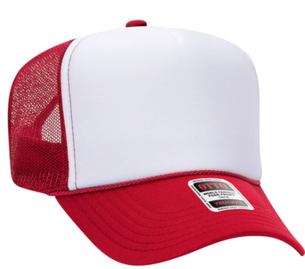 red white red trucker hat