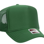 Kelly green trucker hat