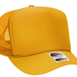 mustard yellow trucker hat