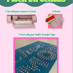 Magic Flock for Rhinestones (Sold-by-Continuous-Foot)
