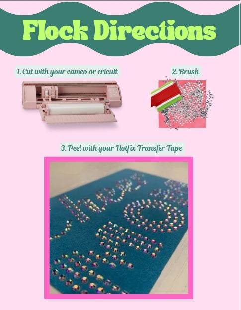 Magic Flock for Rhinestones (Sold-by-Continuous-Foot)