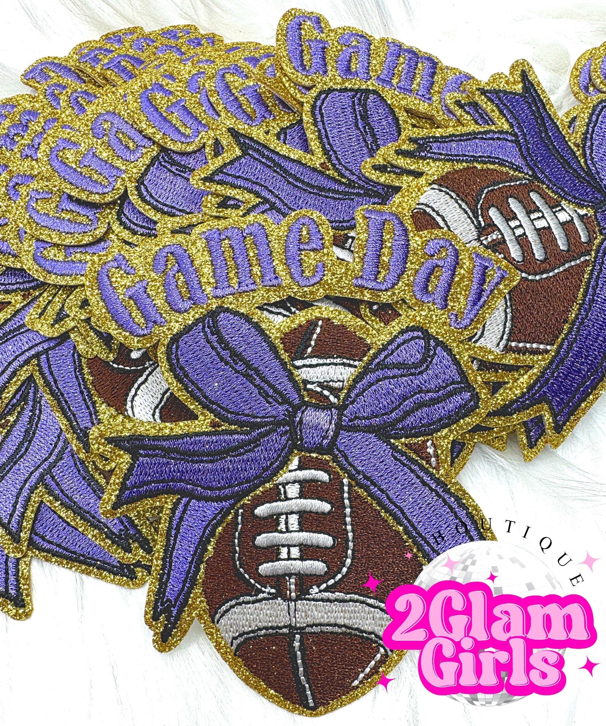 Trucker Hat Patch ~ Game Day Patch~ Iron on patch ~ Game Day Patch