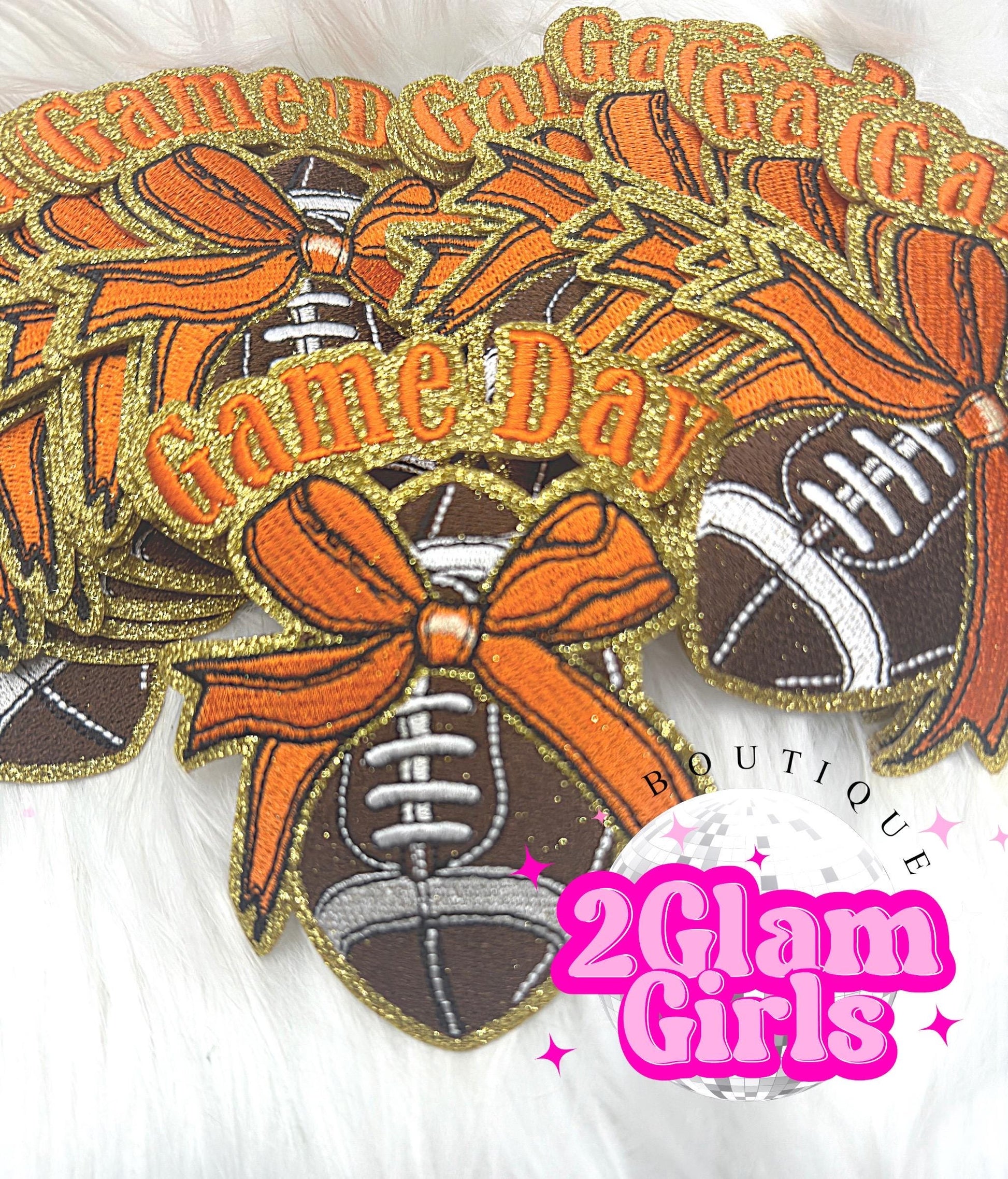 Trucker Hat Patch ~ Game Day Patch~ Iron on patch ~ Game Day Patch