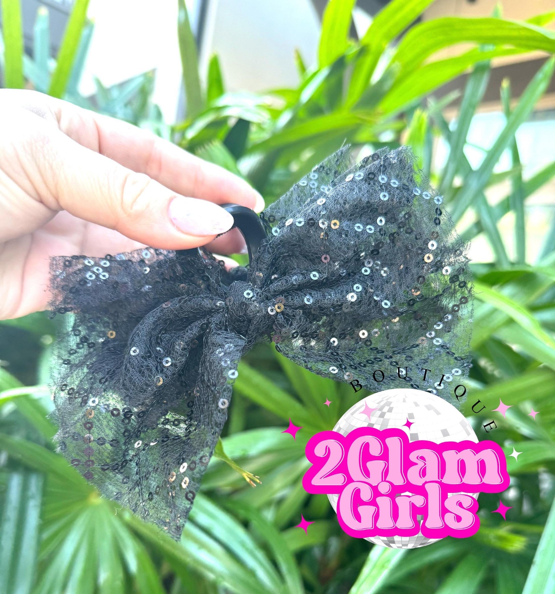Sequin Large Claw Hair Clips ~ Claw Clips ~ Sparkle Claw Clips