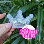 Trucker Patch Hat ~ Gold Sequin Crown