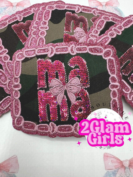 Trucker Hat Patch ~ Mama ~ Iron on