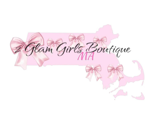 PNG Coquette Massachusetts State ~ Pink Bow State ~ Digital File