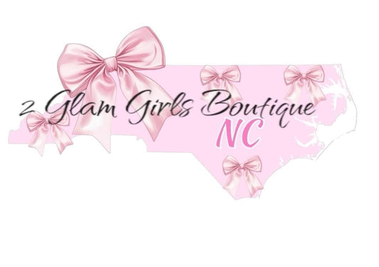 PNG Coquette North Carolina ~ Pink Bow State ~ digital download