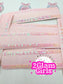 Pink glitter and sequin hat band ~ iron on hat bands ~ sparkle hat band