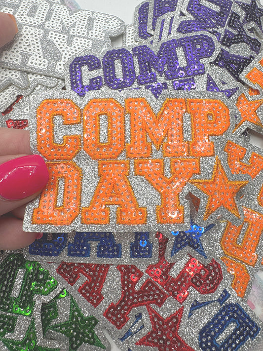 Comp Cheer ~ Glitter and Sequins Cheer Patch