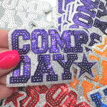 Comp Cheer ~ Glitter and Sequins Cheer Patch