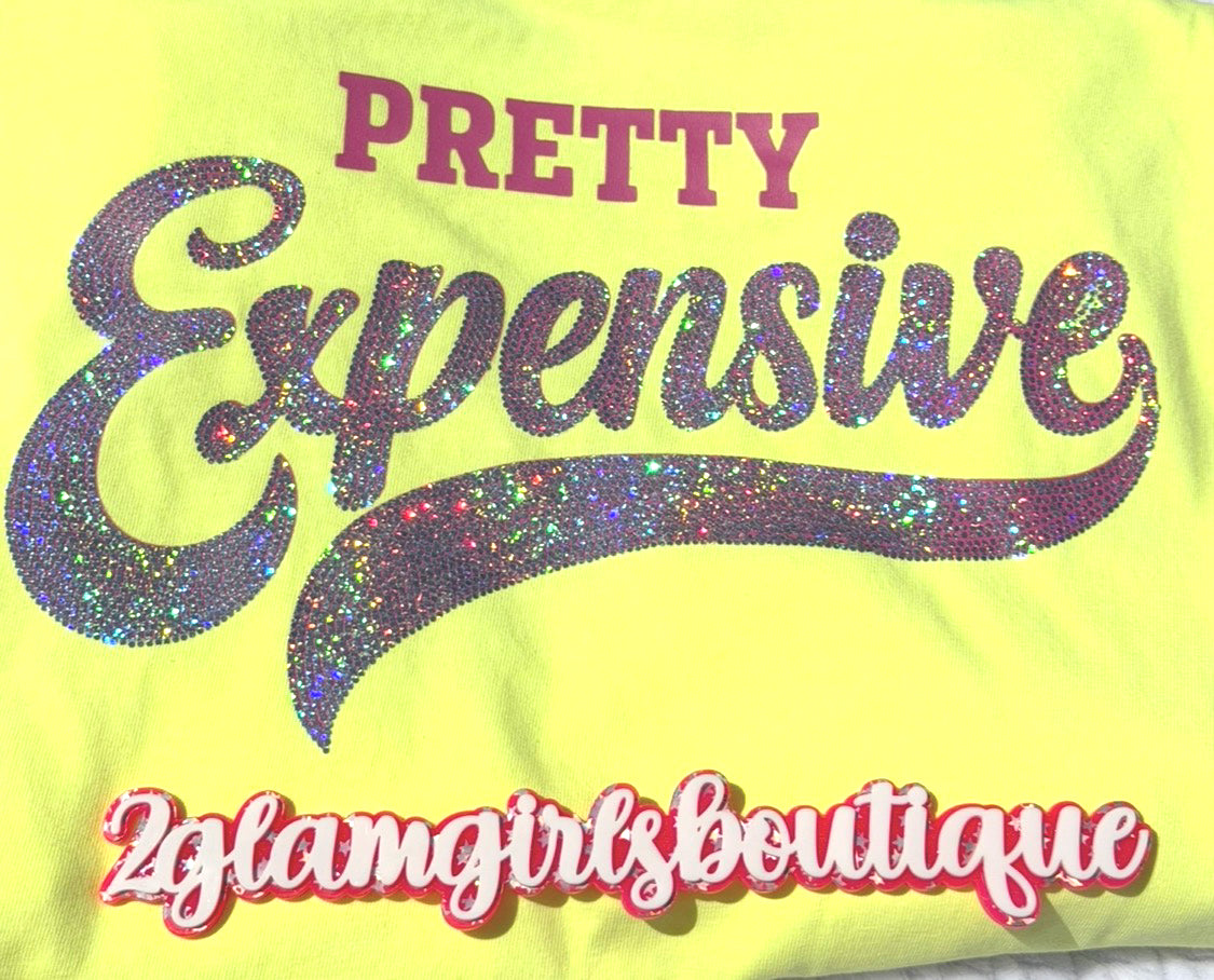 Pretty Expensive Screenprint with Spangles
