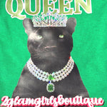 Queen Screenprint with Spangles