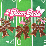Football Keychains with tassel